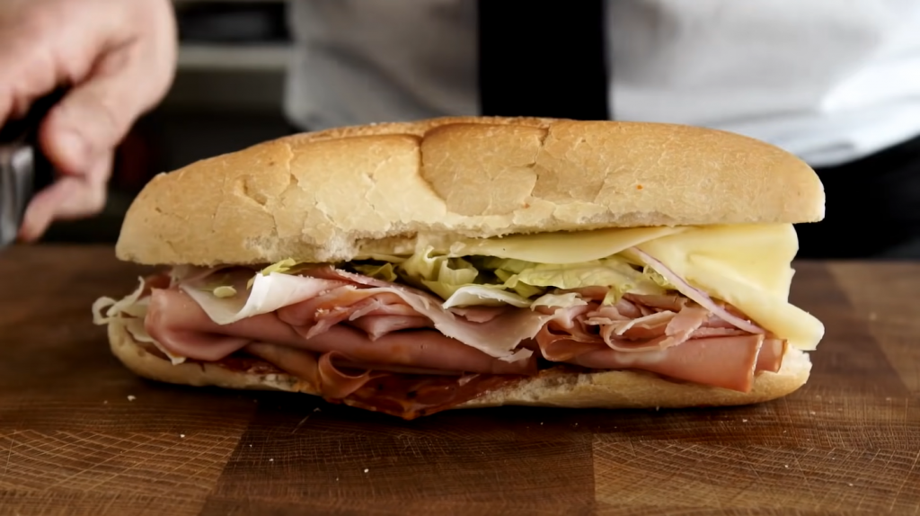 prosciutto-and-mozzarella-hero-sandwich-with-olive-relish-recipe