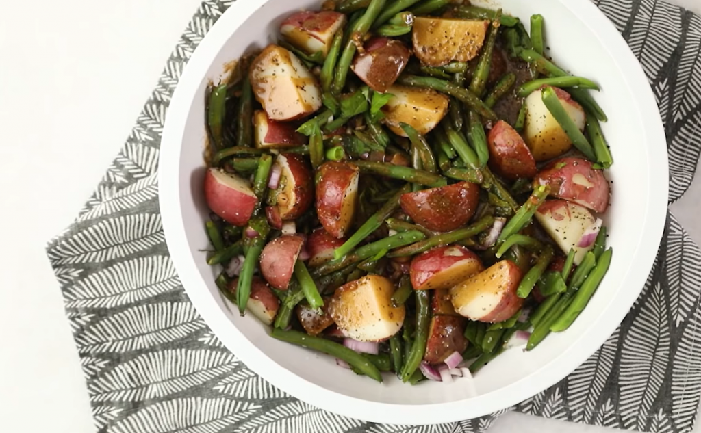 roasted-green-bean-and-potato-salad-with-soppressata-and-mozzarella-recipe