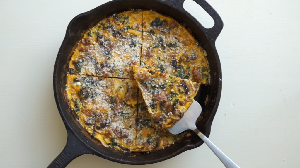 sausage-and-mushroom-fritata-recipe