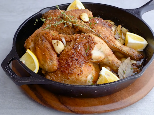skillet-chicken-with-40-cloves-of-garlic-recipe