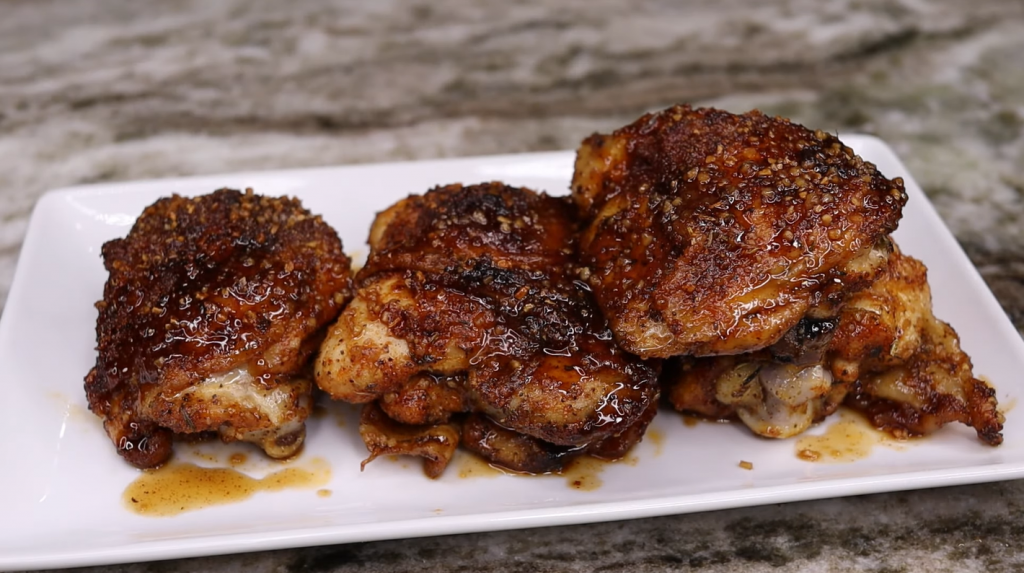 spicy-chicken-thighs-with-honey-glaze-recipe