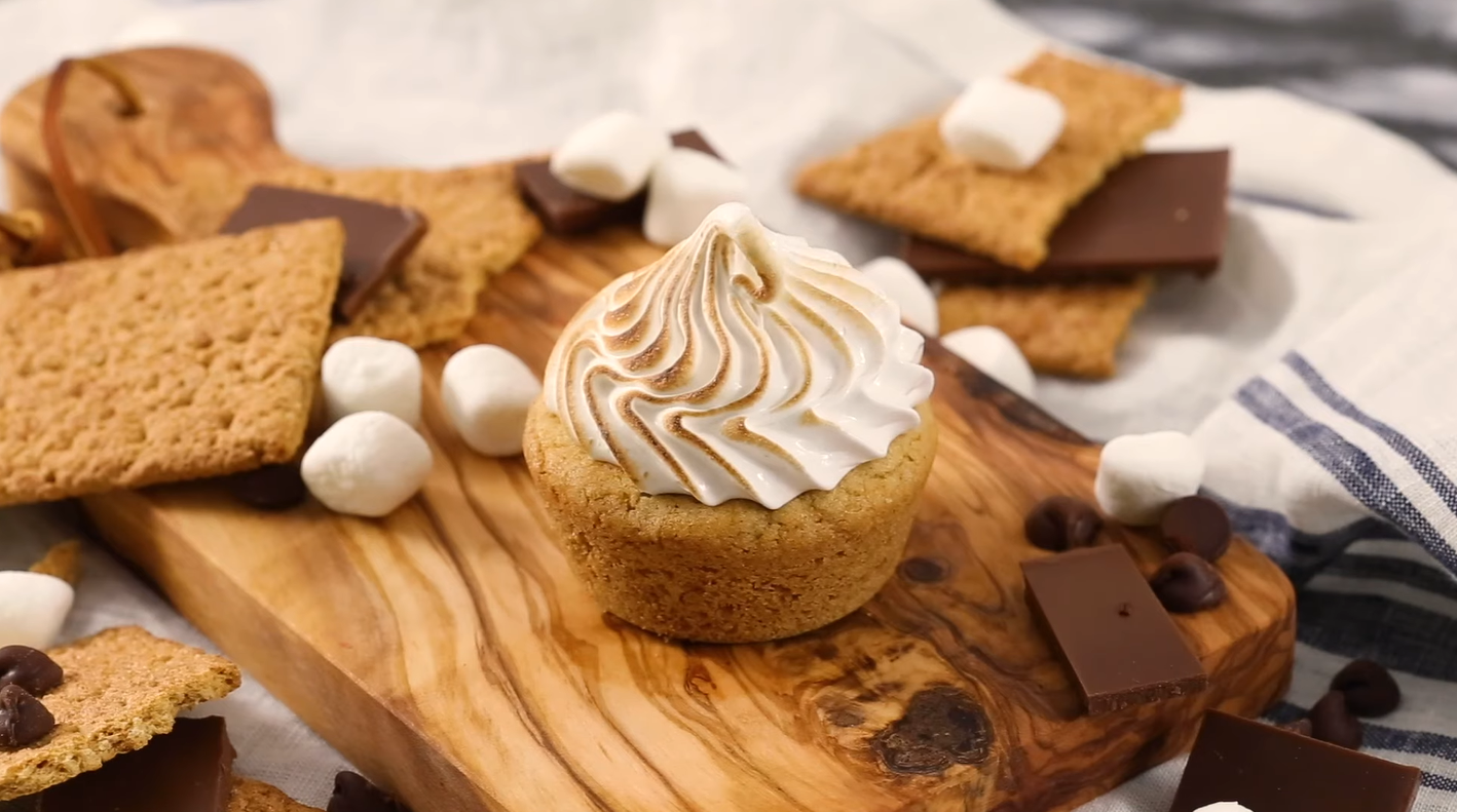 S'mores Cookie Cups - Preppy Kitchen