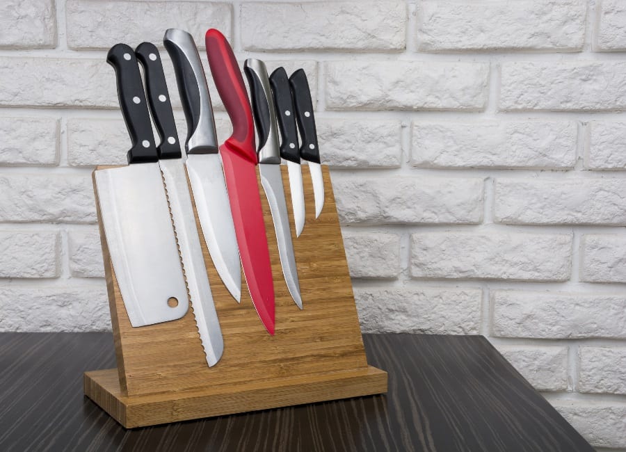 304 Stainless Steel Magnet Knife Holder Knives Organizer Black Magnetic  Knife Holder Wall Mount Kitchen Tool