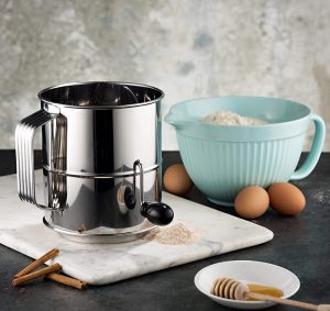 baking instrument, flour, eggs