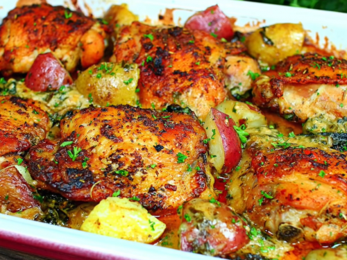 chicken-breasts-with-potatoes-and-mashed-pea-recipe