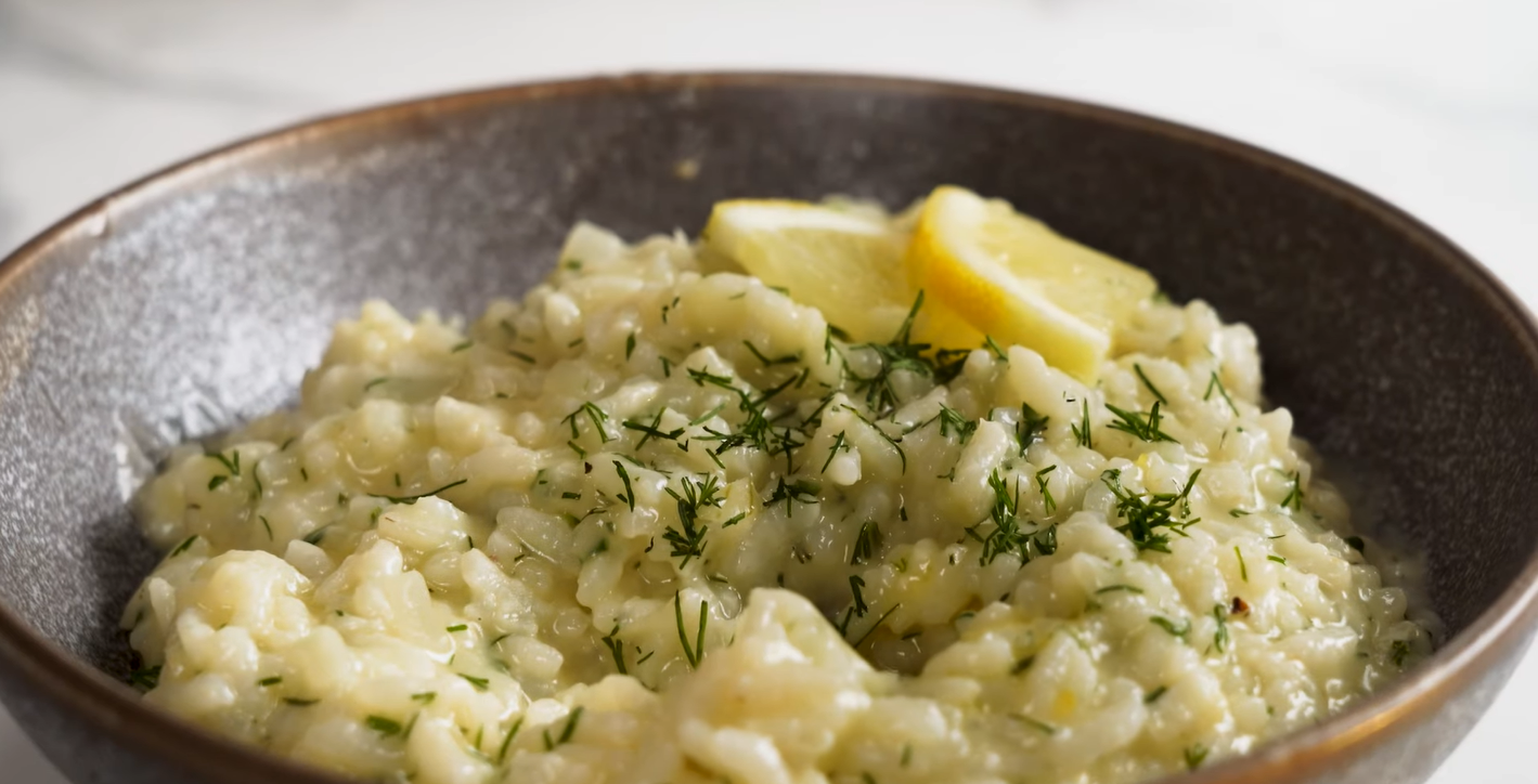 Lemon Risotto with Fresh Garden Herbs Recipe