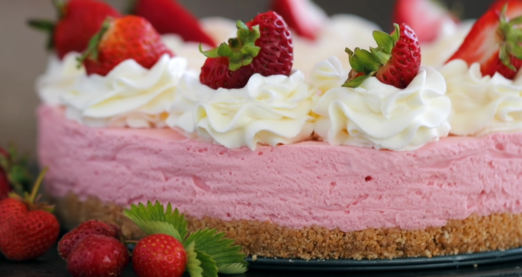no bake strawberry and cream pie recipe