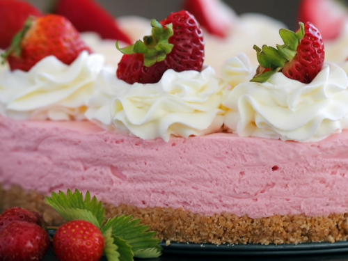 no bake strawberry and cream pie recipe