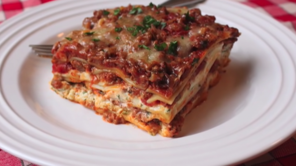 Traditional Lasagna  Cowboy Lasagna Recipe 