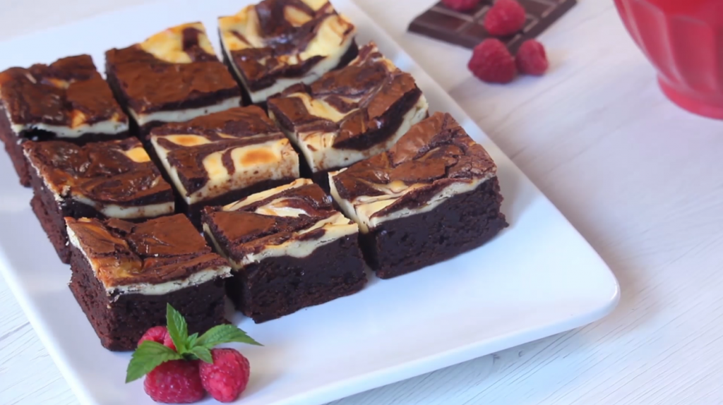 white chocolate reese's peanut-butter-cheesecake brownies recipe