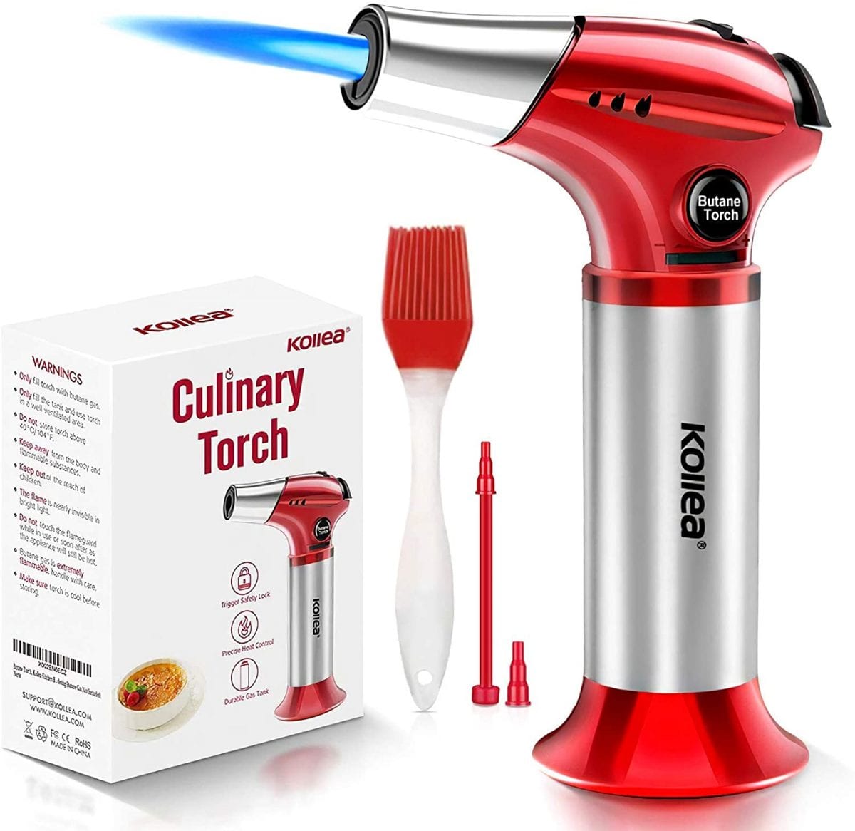 The Best Kitchen Torch To Buy In 2021 10 Top Picks Recipes Net   Kollea Kitchen Blow Torch 