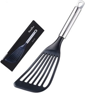 KSENDALO Nonstick Spatula Turner, plastic spatula with metal handle