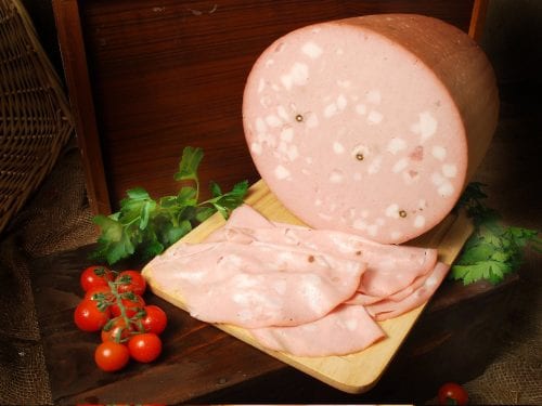 mortadella, deli, cold cut, italian cold cut