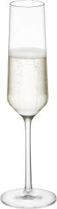 SCS Direct Extra Large Giant Champagne Flute Glasses 2 pack - 25oz per glass  - Each holds about a full bottle of champagne 