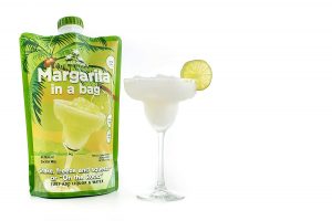 Lt. Blender's Margarita In a Bag and a chute of margarita
