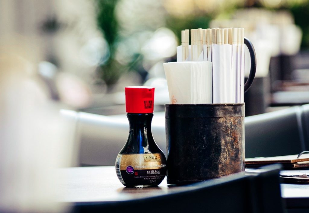 Bottle of premium Lee Kum Kee, one of the best soy sauce options