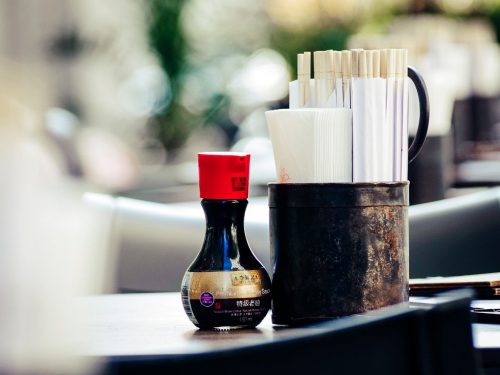 Bottle of premium Lee Kum Kee, one of the best soy sauce options