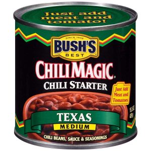 Spicy BUSH’S BEST Canned Texas Recipe Chili Magic