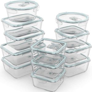 Razab Glass Food Storage Containers Airtight Lids
