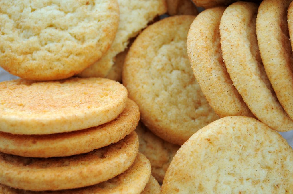 a close up of sugar cookies