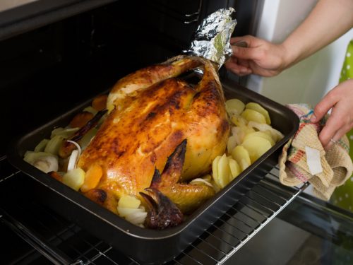 baked capon and potatoes from the oven, What Is Capon