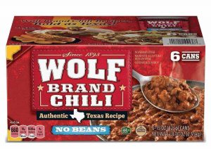 Wolf Brand, Chili without Beans