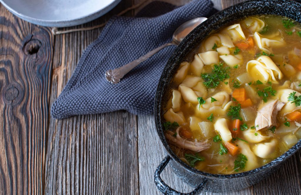 Chicken and Tortellini Stew