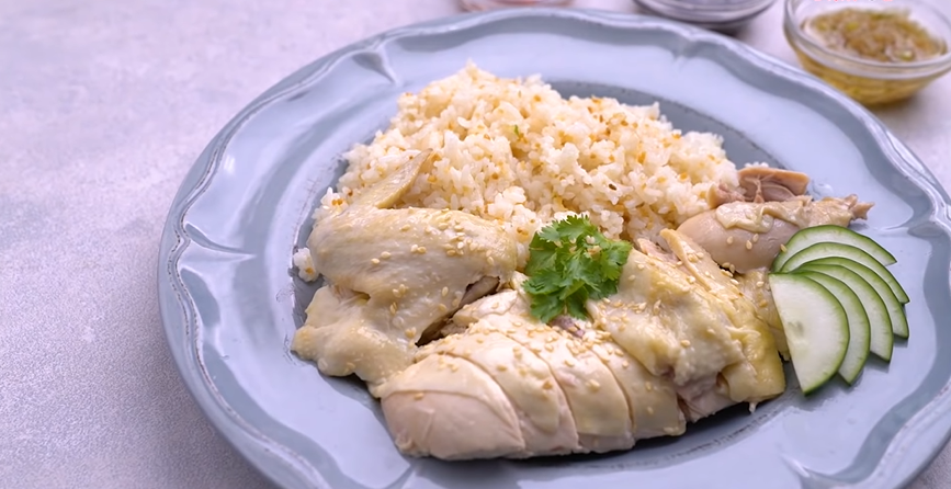 hainanese-style steamed ginger chicken recipe