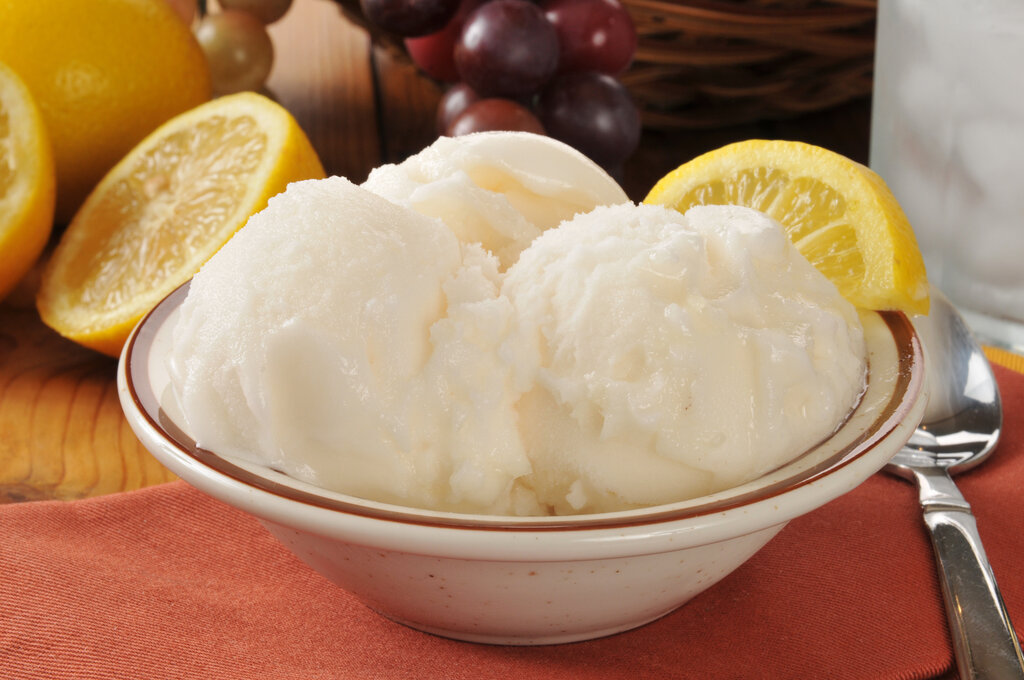 Lemon Sherbet Recipe, how to make lemon sherbet ice cream