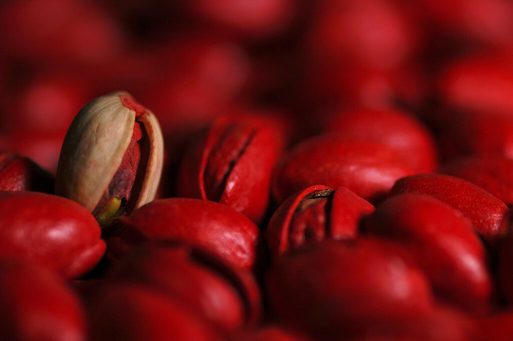 red pistachios