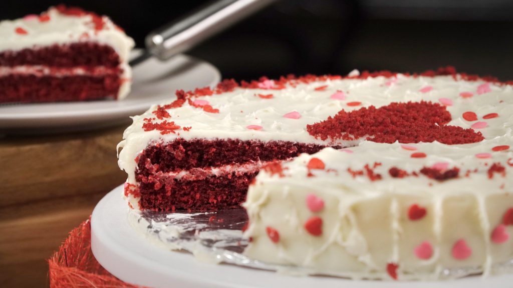 Southern Red Velvet Cake (Cream Cheese Frosting)