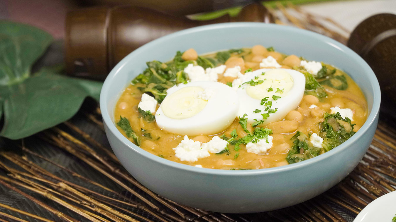Spicy White Bean & Kale Stew Recipe