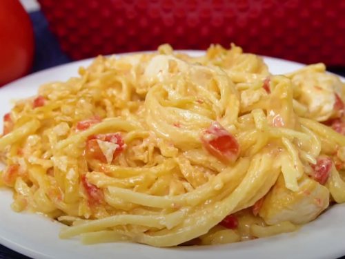 chicken-spaghetti-with-rotel-recipe