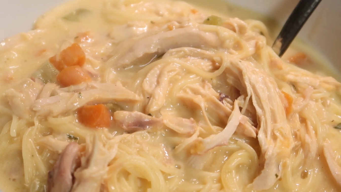 Tasty Crack Chicken Noodle Soup Recipe