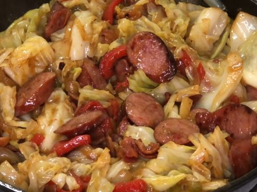 fried-cabbage-and-sausage-recipe