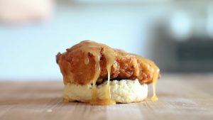 a hungry texans thanksgiving: honey butter chicken biscuits