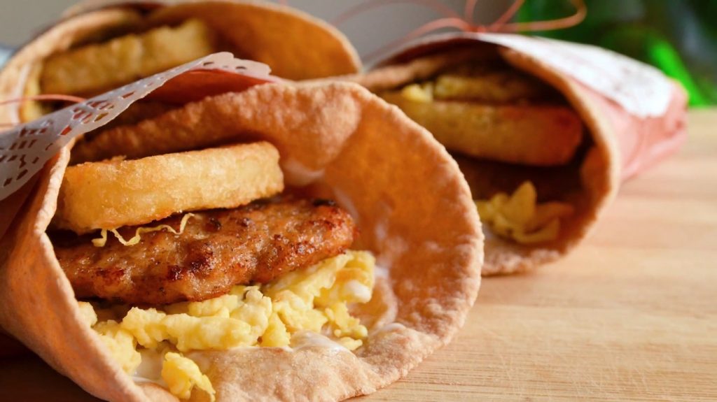 Mcdonalds on sale breakfast wrap