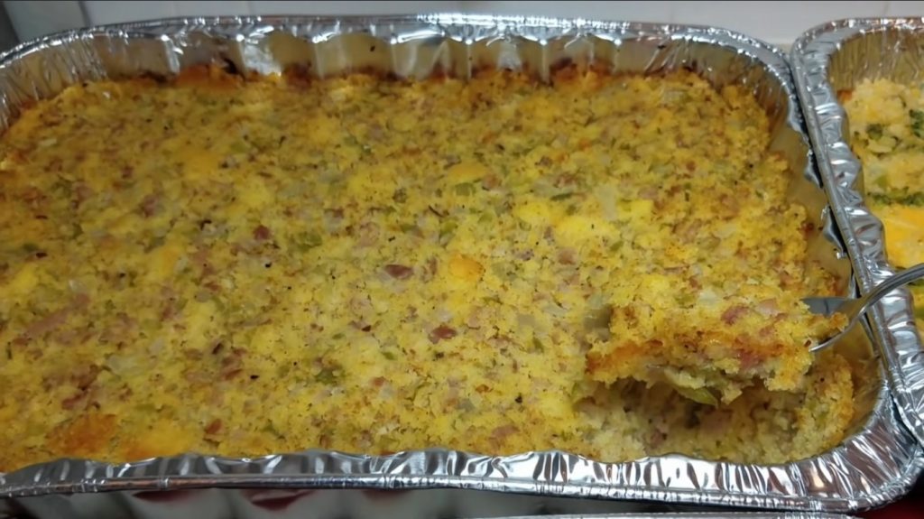 Cornbread Dressing Recipe Paula Deen Copycat 1024x575 