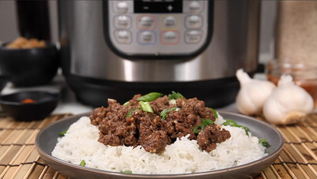 Ground beef and discount rice recipes instant pot