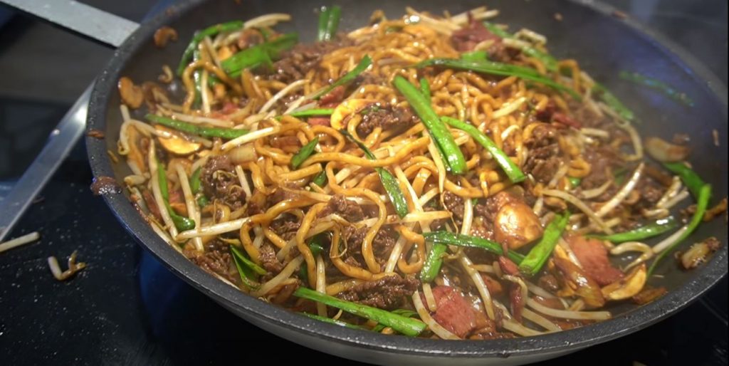 Mongolian Chicken Noodles