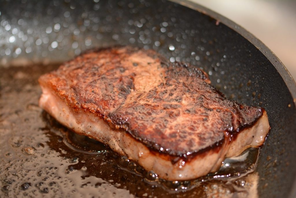 pan-fried steak