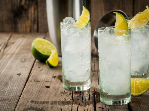 Ranch Water Drink Recipe, texas tequila limecocktail with topo chico mineral water
