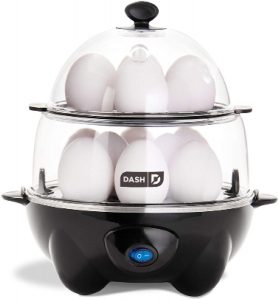 MINANOV Electric Egg Cooker - Smart Egg Cooker for Hard Boiled, Soft  Boiled, Steamed Egg, Onsen Tamago - Mini Egg Cooker for Kitchen, Dorm with  Auto