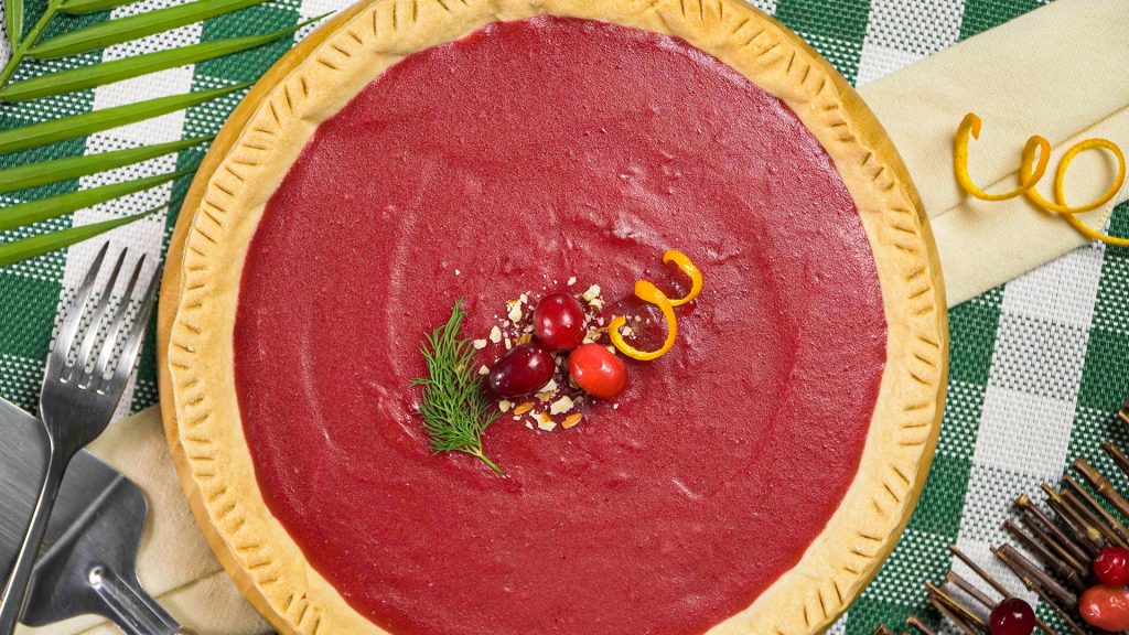 Cranberry Curd Tart