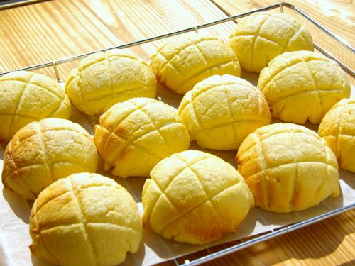 メロンパン 手作り 焼きたて - Home baked Japanese mel