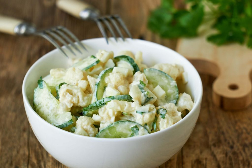 Keto Cauliflower Potato Salad Recipe