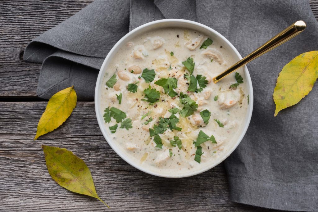 Keto White Chicken Chili Recipe