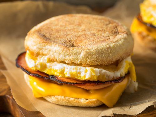 English Muffin Breakfast Sandwich Recipe