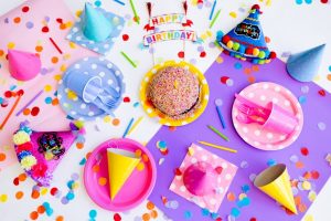 Colorful birthday dinner ideas