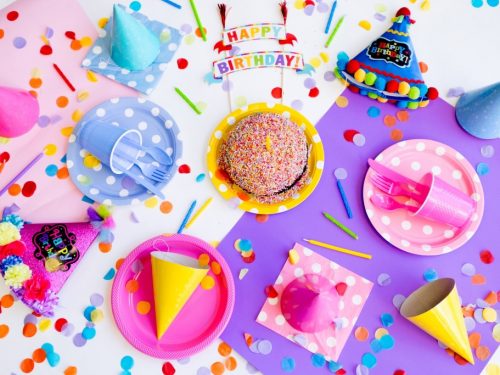 Colorful birthday dinner ideas